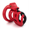 Generique Cage de chasteté Cock Cuff 7.5 x 3 cm Rouge-Noir